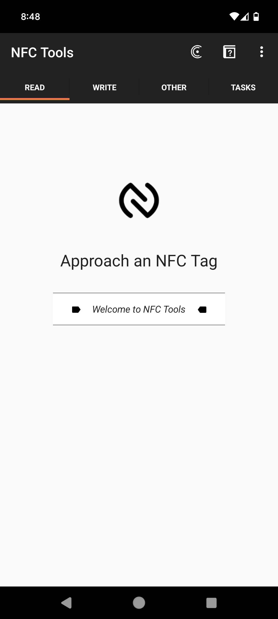 RFID NFC Tools app